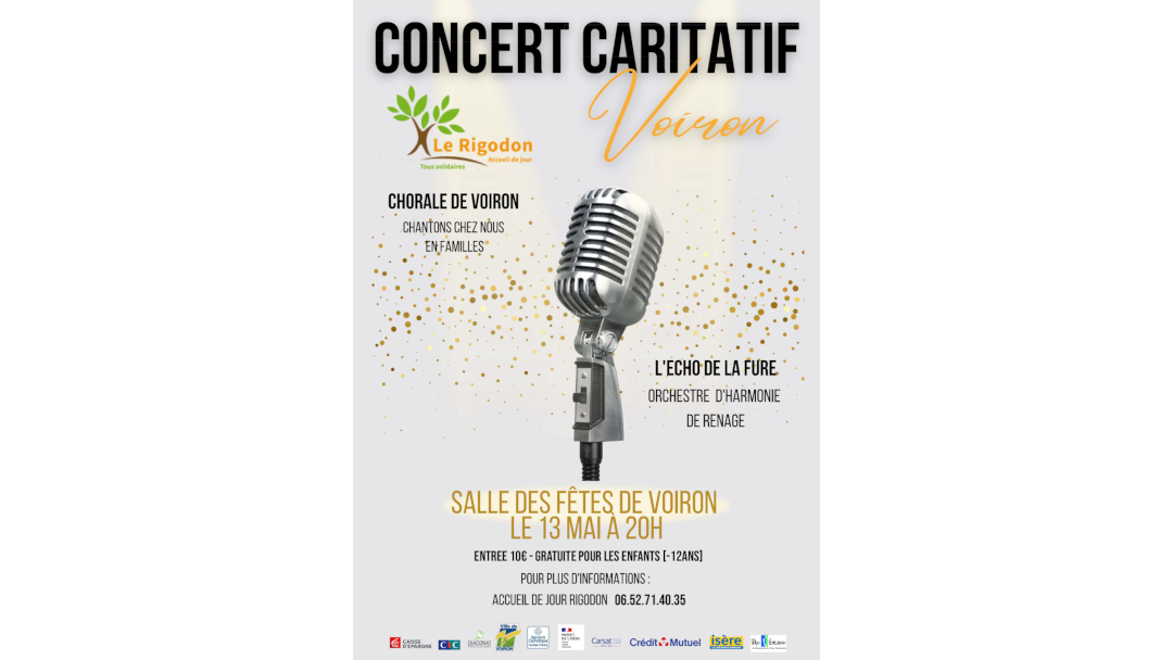 Concert caritatif pour Le Rigodon