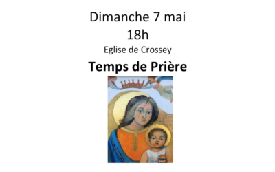Temps de prière le 07 mai à St Étienne