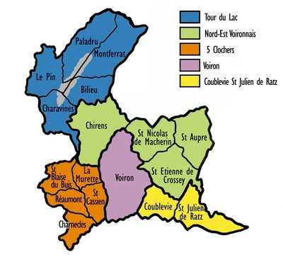 Carte de la paroisse